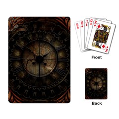 Steampunk, Wonderful Noble Steampunnk Design Playing Card by FantasyWorld7