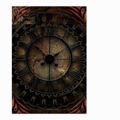 Steampunk, Wonderful Noble Steampunnk Design Small Garden Flag (two Sides) by FantasyWorld7