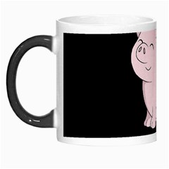 Go Vegan - Cute Pig Morph Mugs by Valentinaart