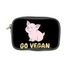 Go Vegan - Cute Pig Coin Purse by Valentinaart