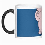 Go Vegan - Cute Pig Morph Mugs Left