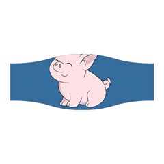 Go Vegan - Cute Pig Stretchable Headband by Valentinaart