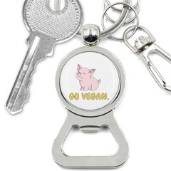 Go Vegan - Cute Pig Button Necklaces by Valentinaart