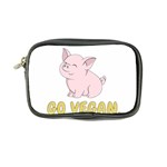 Go Vegan - Cute Pig Coin Purse Front