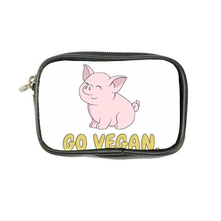 Go Vegan - Cute Pig Coin Purse