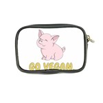 Go Vegan - Cute Pig Coin Purse Back