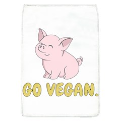 Go Vegan - Cute Pig Flap Covers (l)  by Valentinaart