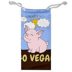 Go Vegan - Cute Pig Jewelry Bag