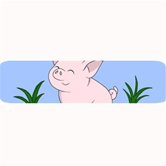 Go Vegan - Cute Pig Large Bar Mats