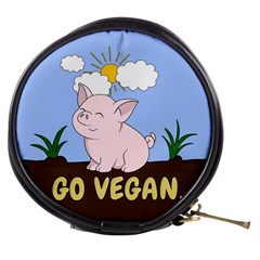 Go Vegan - Cute Pig Mini Makeup Bags