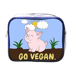 Go Vegan - Cute Pig Mini Toiletries Bags