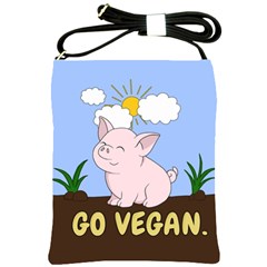 Go Vegan - Cute Pig Shoulder Sling Bags