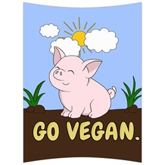 Go Vegan - Cute Pig Back Support Cushion