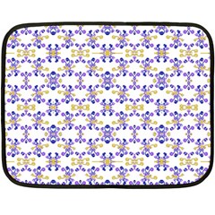 Decorative Ornate Pattern Fleece Blanket (mini) by dflcprints