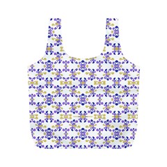 Decorative Ornate Pattern Full Print Recycle Bags (m)  by dflcprints