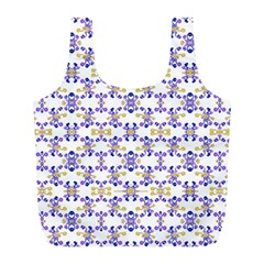 Decorative Ornate Pattern Full Print Recycle Bags (l)  by dflcprints