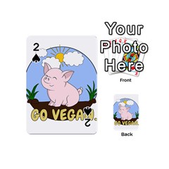 Go Vegan - Cute Pig Playing Cards 54 (mini) 