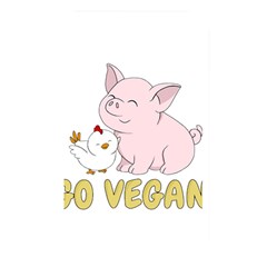 Go Vegan - Cute Pig And Chicken Memory Card Reader by Valentinaart