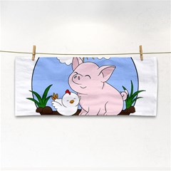 Go Vegan - Cute Pig And Chicken Cosmetic Storage Cases by Valentinaart