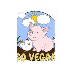 Go Vegan - Cute Pig And Chicken Memory Card Reader by Valentinaart