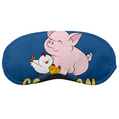 Go Vegan - Cute Pig and Chicken Sleeping Masks