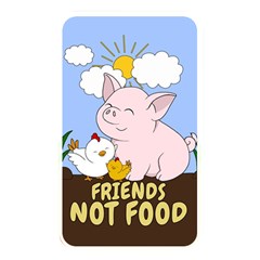 Friends Not Food - Cute Pig And Chicken Memory Card Reader by Valentinaart