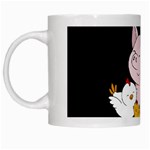 Friends Not Food - Cute Pig and Chicken White Mugs Left