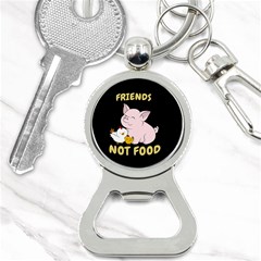 Friends Not Food - Cute Pig And Chicken Button Necklaces by Valentinaart