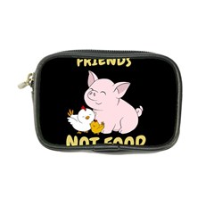 Friends Not Food - Cute Pig And Chicken Coin Purse by Valentinaart