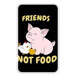 Friends Not Food - Cute Pig and Chicken Memory Card Reader Front