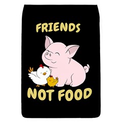 Friends Not Food - Cute Pig And Chicken Flap Covers (l)  by Valentinaart