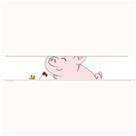 Friends Not Food - Cute Pig and Chicken Small Bar Mats 24 x4  Bar Mat