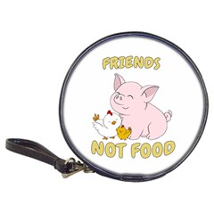 Friends Not Food - Cute Pig and Chicken Classic 20-CD Wallets