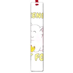 Friends Not Food - Cute Pig And Chicken Large Book Marks