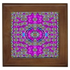 Spring Time In Colors And Decorative Fantasy Bloom Framed Tiles by pepitasart