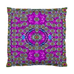 Spring Time In Colors And Decorative Fantasy Bloom Standard Cushion Case (two Sides) by pepitasart