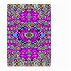 Spring Time In Colors And Decorative Fantasy Bloom Large Garden Flag (two Sides) by pepitasart