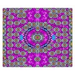 Spring Time In Colors And Decorative Fantasy Bloom Double Sided Flano Blanket (small)  by pepitasart