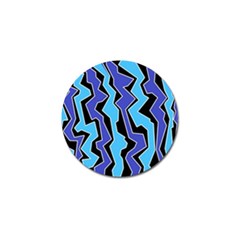 Vertical Blues Polynoise Golf Ball Marker (10 Pack) by jumpercat