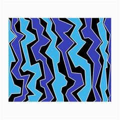 Vertical Blues Polynoise Small Glasses Cloth (2-side) by jumpercat