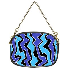 Vertical Blues Polynoise Chain Purses (one Side)  by jumpercat