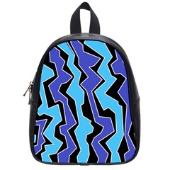 Vertical Blues Polynoise School Bag (small) by jumpercat