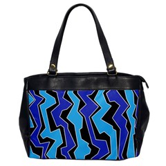 Vertical Blues Polynoise Office Handbags by jumpercat