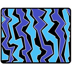 Vertical Blues Polynoise Fleece Blanket (medium)  by jumpercat