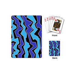 Vertical Blues Polynoise Playing Cards (mini)  by jumpercat