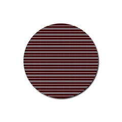 Indian Stripes Rubber Coaster (round)  by jumpercat