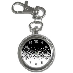 Flat Tech Camouflage Black And White Key Chain Watches