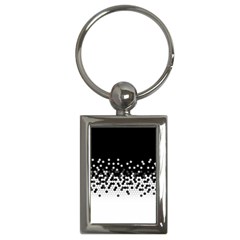 Flat Tech Camouflage Black And White Key Chains (rectangle)  by jumpercat