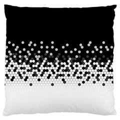 Flat Tech Camouflage Black And White Standard Flano Cushion Case (two Sides) by jumpercat