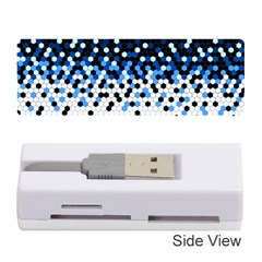 Flat Tech Camouflage Reverse Blue Memory Card Reader (stick)  by jumpercat